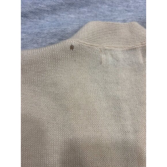 Sweater Shoppe Cardigan Sweaters Men's Size Medium Long Sleeve Tan - Picture 10 of 11